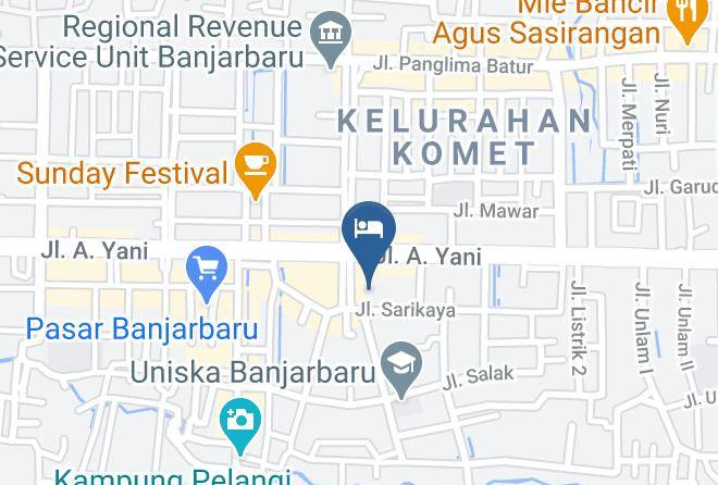 Montana Hotel Syariah Map