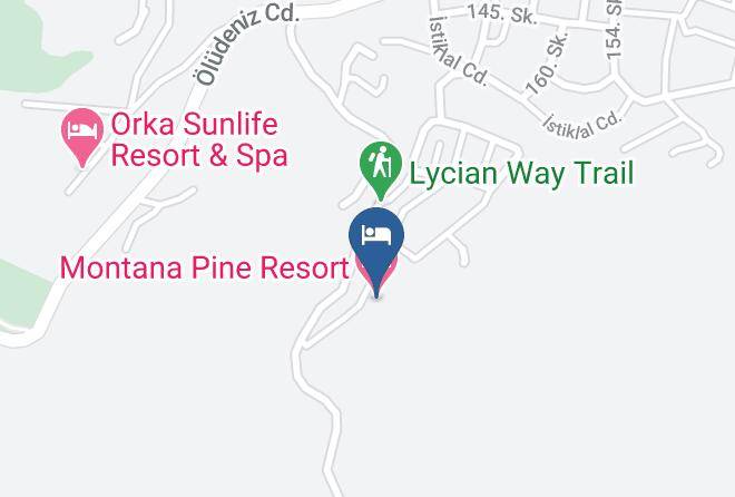 Fethiye - Montana Pine Resort Maps