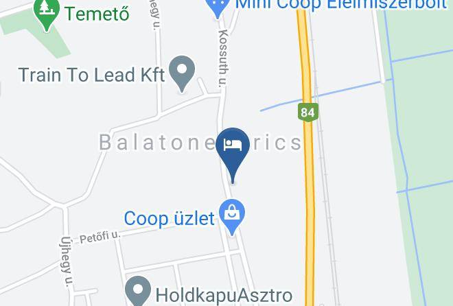 Balatonederics - Montana Vendeghaz Maps