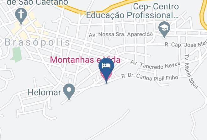 Brasopolis - Montanhas E Vida Hotel Maps