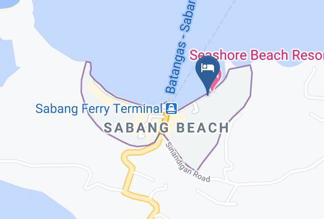 Oriental Mindoro - Montani Beach Resort Maps