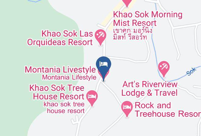 Amphoe Phanom - Montania Livestyle Hotel Maps