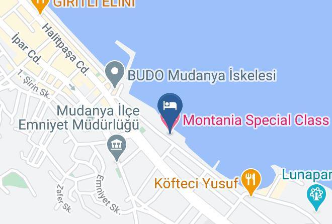 Mudanya - Montania Special Class Hotel Maps