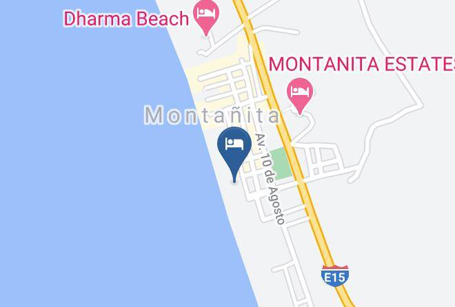 Manglaralto - Montanita El Taino De Sky Hotel Boutique Maps