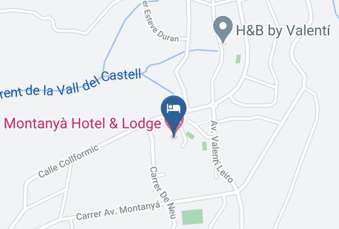 Barcelona - Montanya Hotel & Lodge Maps