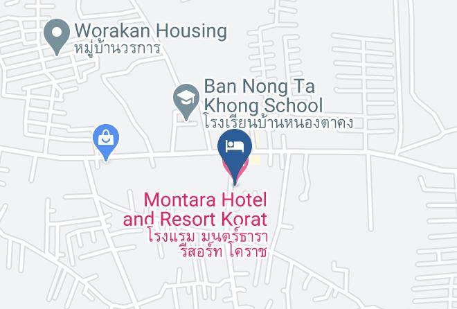 Amphoe Mueang Nakhon Ratchasima - Montara Hotel And Resort Korat Maps
