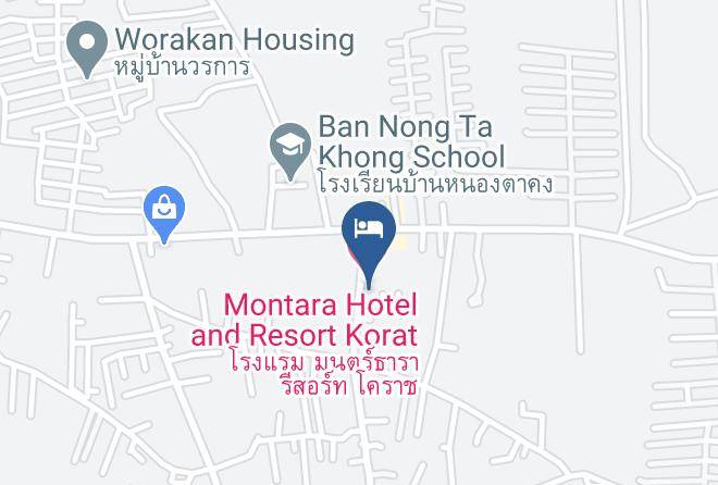 Amphoe Mueang Nakhon Ratchasima - Montara Hotel&resort Maps