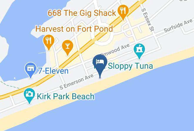 Montauk Blue Hotel Map