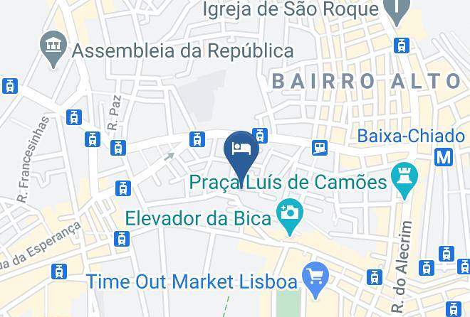 Lisbon - Monte Belvedere Boutique Hotel Maps