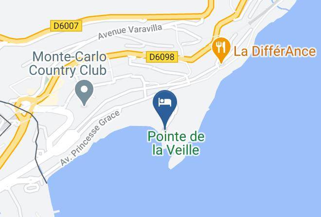 Maritime Alps - Monte Carlo Beach Maps