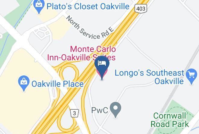 Halton - Monte Carlo Inn Oakville Suites Maps