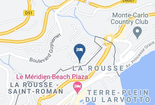 Maritime Alps - Monte Carlo Terrace Monaco Maps