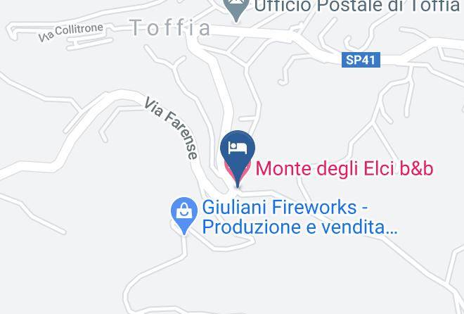 Rieti - Monte Degli Elci B&b Maps