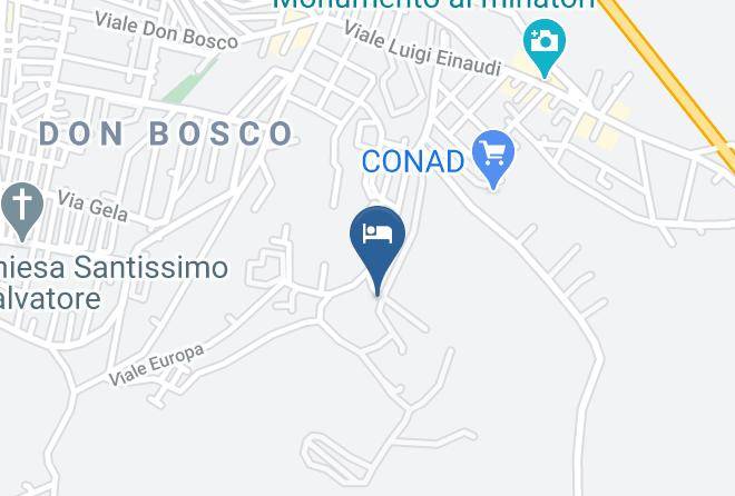 Caltanissetta - Monte Degli Ulivi Servizio Cristiano Riesi Maps