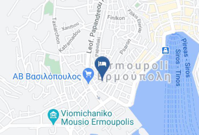 Syros - Monte Kristo Hotel Maps