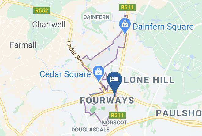 City Of Johannesburg - Monte Lodge & Backpacker Maps