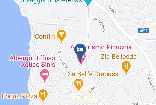 Oristano - Monte Prama B&b Cabras Maps