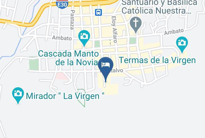 Monte Selva Hotel En Banos Ecuador Map