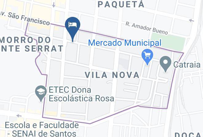 Santos - Monte Serrat Hotel Maps
