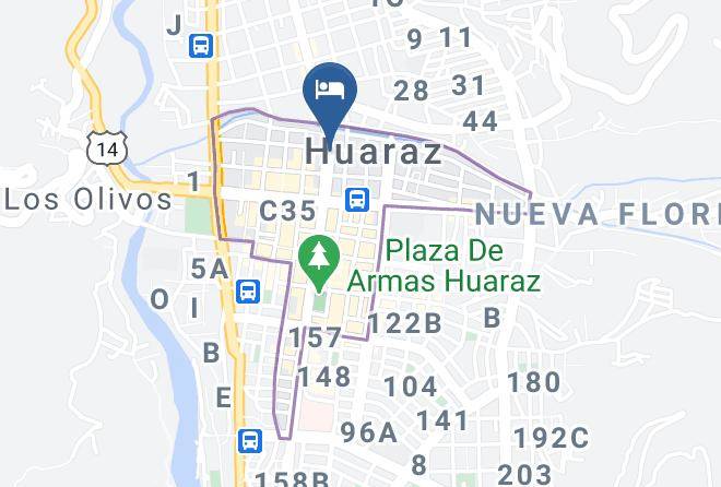 Huaraz - Montealto Maps