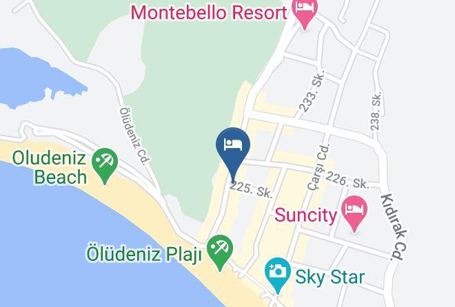 Fethiye - Montebello Deluxe Maps