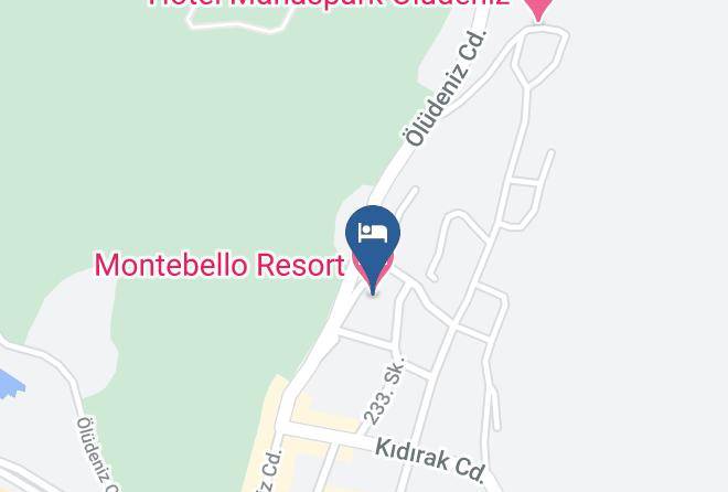 Fethiye - Montebello Resort Maps