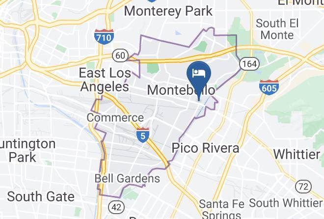 Los Angeles - Montebello Motel Maps