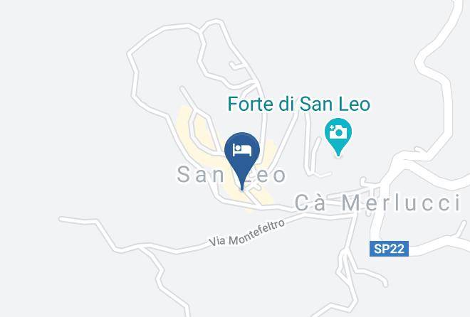 Rimini - Montefeltro B&b Maps
