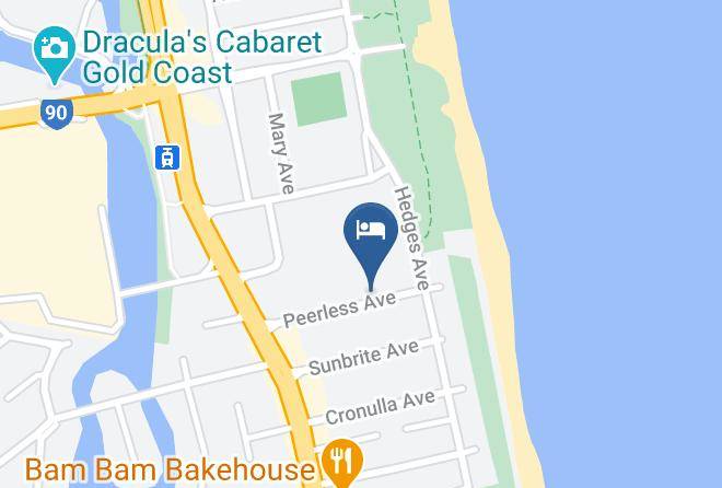 Gold Coast - Montego Sands Resort Maps