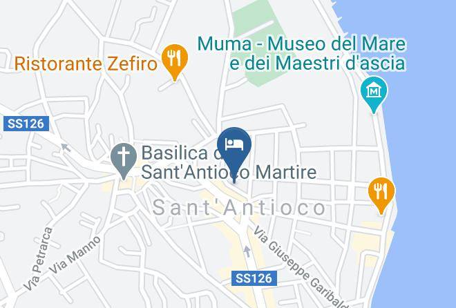 Province Of South Sardinia - Montellinos Bed And Breakfast Maps