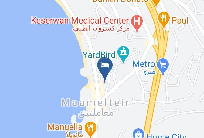 Kesrwan - Montemare Hotel Lebanon Maps