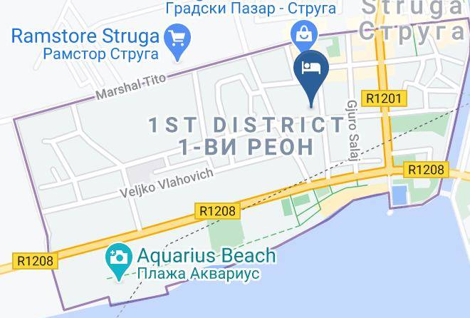 Struga - Hotel Montenegro Maps