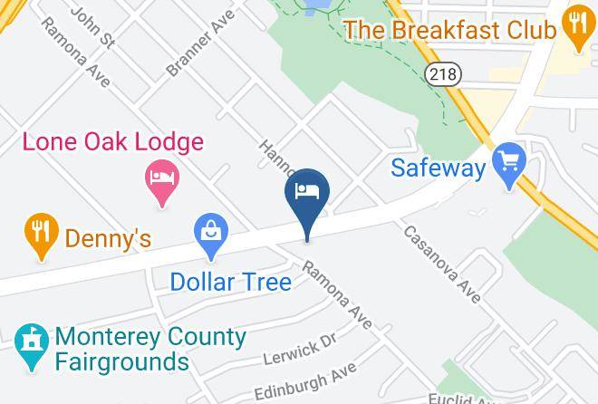 Monterey - Monterey Fireplace Inn Maps