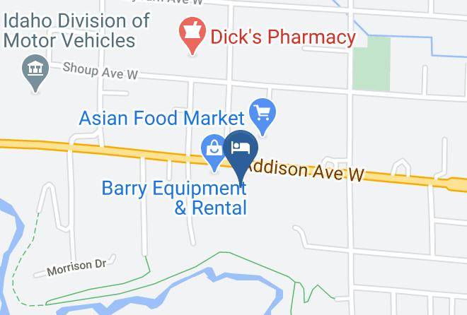 Twin Falls - Monterey Motor Inn Maps