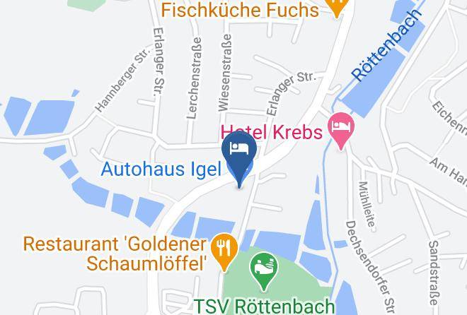 Erlangen Hochstadt - Monteurzimmer Erlangen Maps