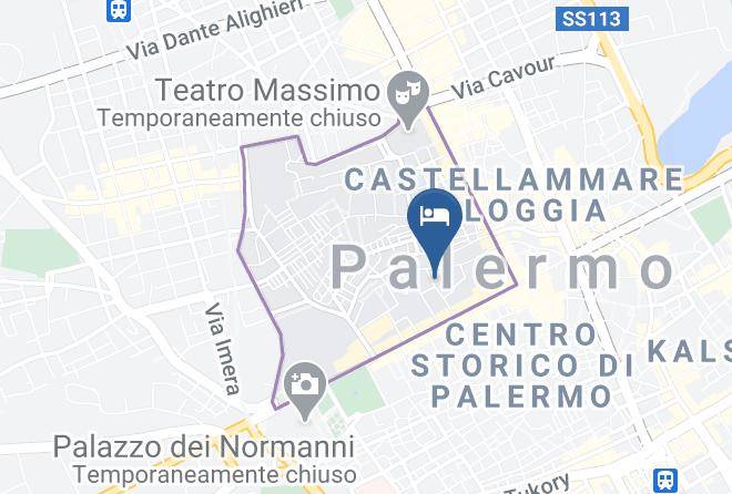 Palermo - Montevergini Palermo B&b Maps