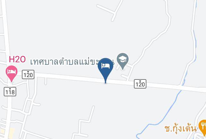 Amphoe Wiang Pa Pao - Montharntham Resort Maps