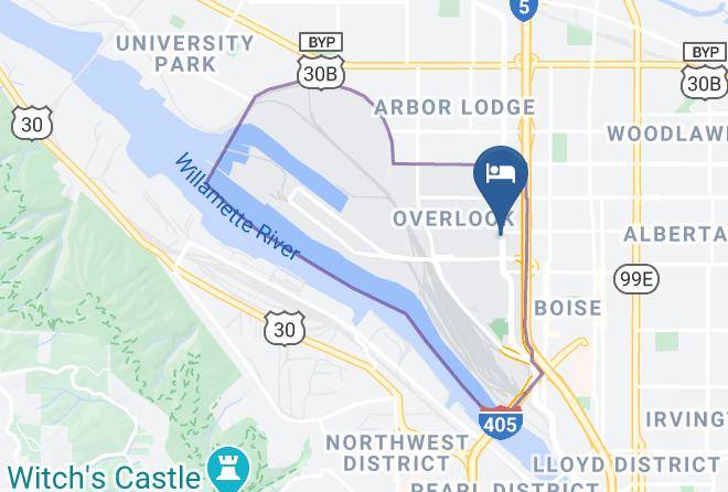 Multnomah - Monticello Motel Maps
