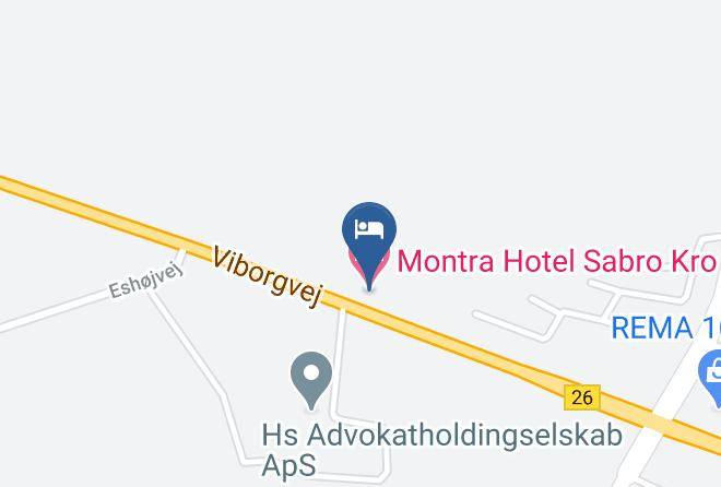 Sabro - Montra Hotel Sabro Kro Maps