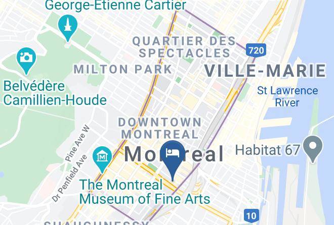 Montreal - Montreal Marriott Chateau Champlain Maps