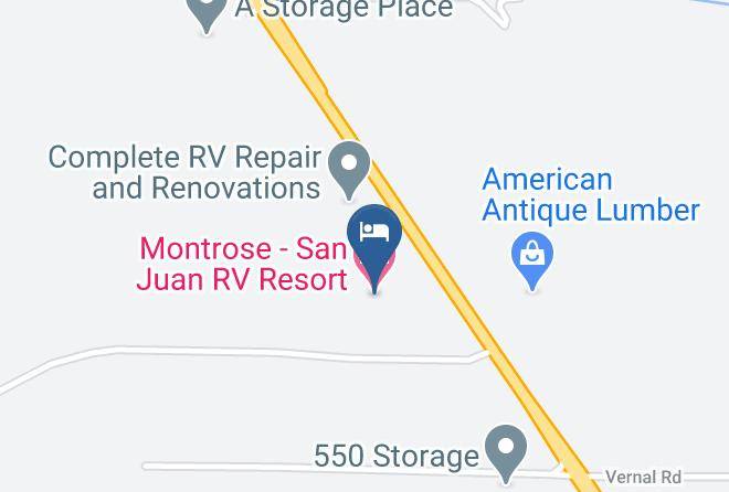 Montrose - Montrose San Juan Rv Resort Maps