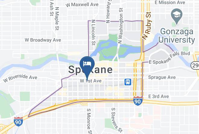 Spokane - Montvale Hotel Maps