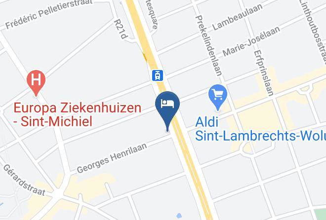 St Lambrechts Woluwe - Monty Hotel Bruxelles Residence Maps
