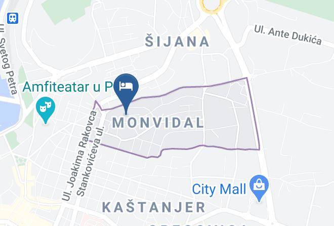 Pula - Residence Monvidal Maps