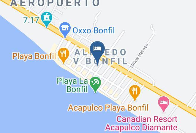 Acapulco De Juarez - Monyoli Hotel & Boutique Maps