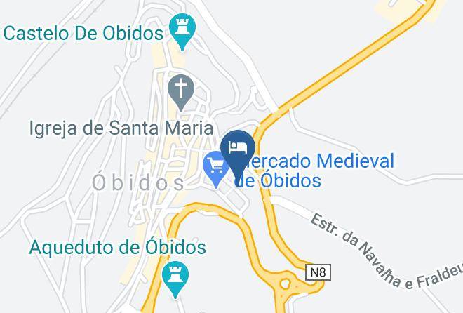 Obidos - Mood Lodging Caldas Maps