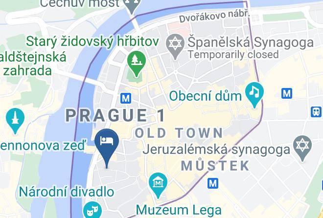 Moods Charles Bridge Hotel Map