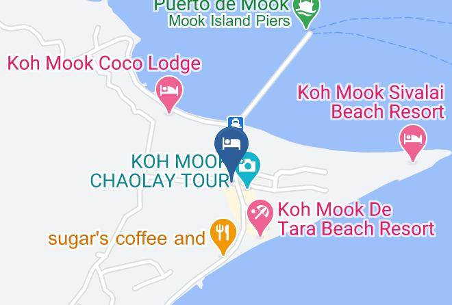 Amphoe Kantang - Mook Boonchu Hotel Maps