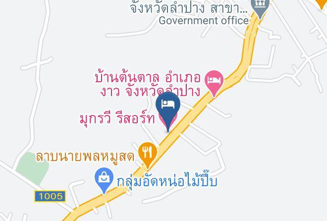 Amphoe Ngao - Mook Rawee Resort Maps