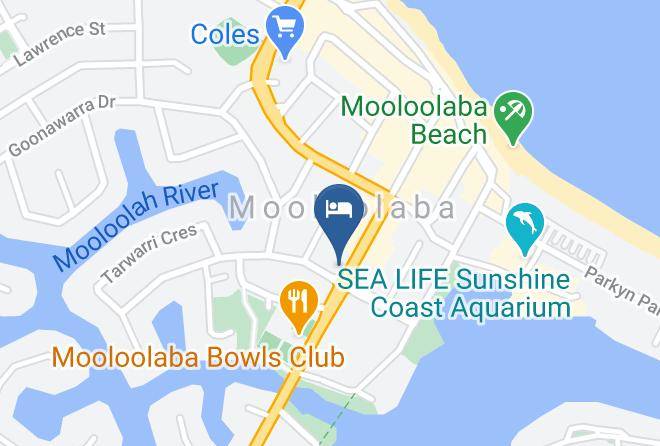 Sunshine Coast - Mooloolaba Motel Maps